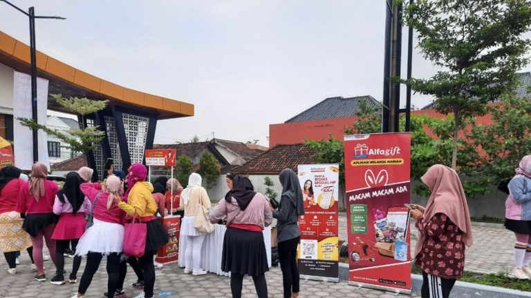 senam pound fit bersama Alfamart di Yogyakarta